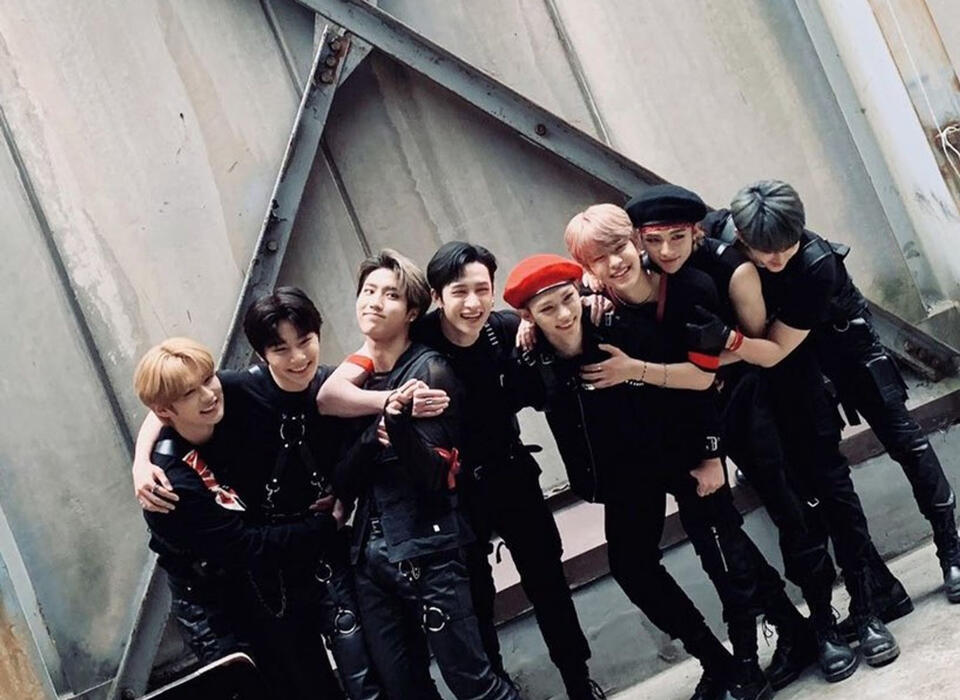 group picture of skz from "finding skz 2"